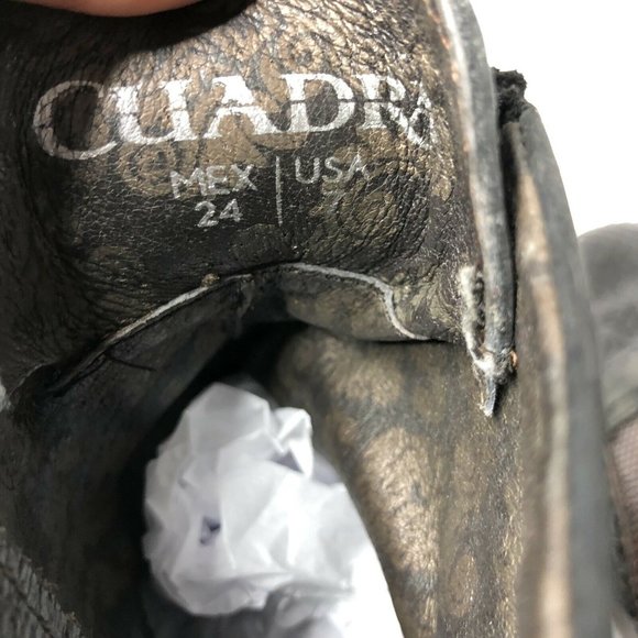 Cuadra High Heel Booties Python Skin Size 7 - Picture 10 of 10